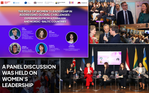 A panel discussion titled “The Role of Women’s Leadership in Addressing Global Challenges: Experiences from Azerbaijan and the Nordic-Baltic Countries” was held in Baku.