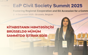 Kitabıstanın həmtəsisçisi Brüsseldə mühüm sammitdə iştirak edib