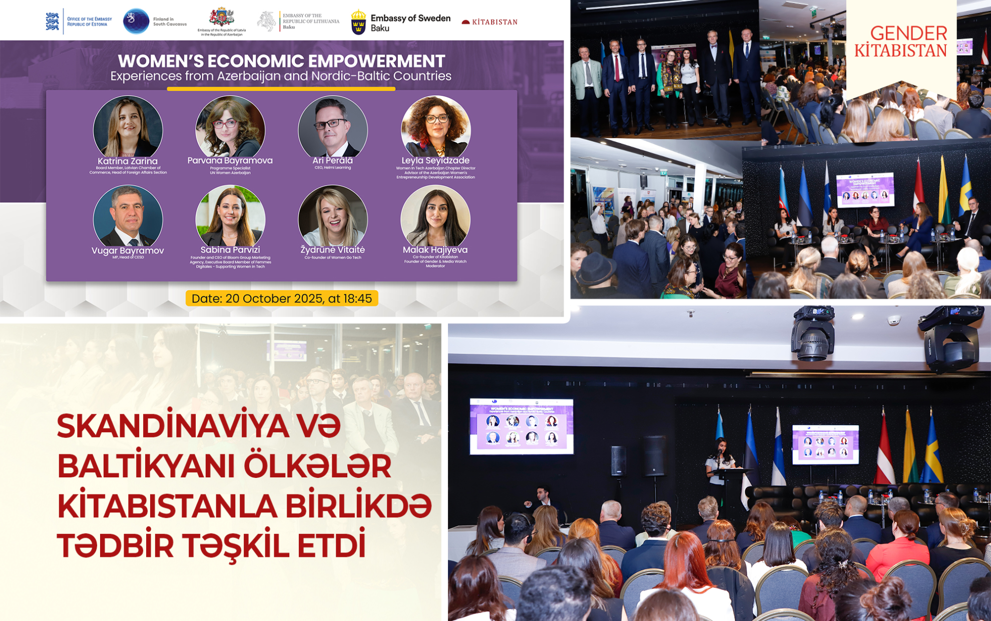 Skandinaviya və Baltikyanı ölkələr Kitabıstanla birlikdə tədbir təşkil etdi